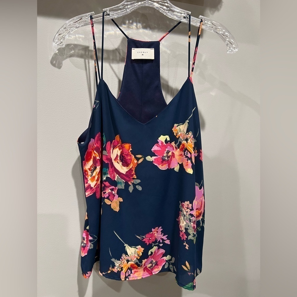Everly Floral Tank Top Women’s Size Small